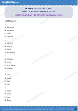 Đề thi giữa kì 2 Tiếng Anh 4 Phonics Smart - Đề số 3